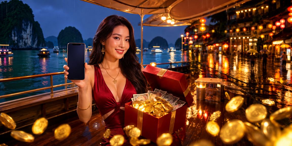 Người dùng tại Hạ Long truy cập casino lễ hội trên điện thoại qua f1686