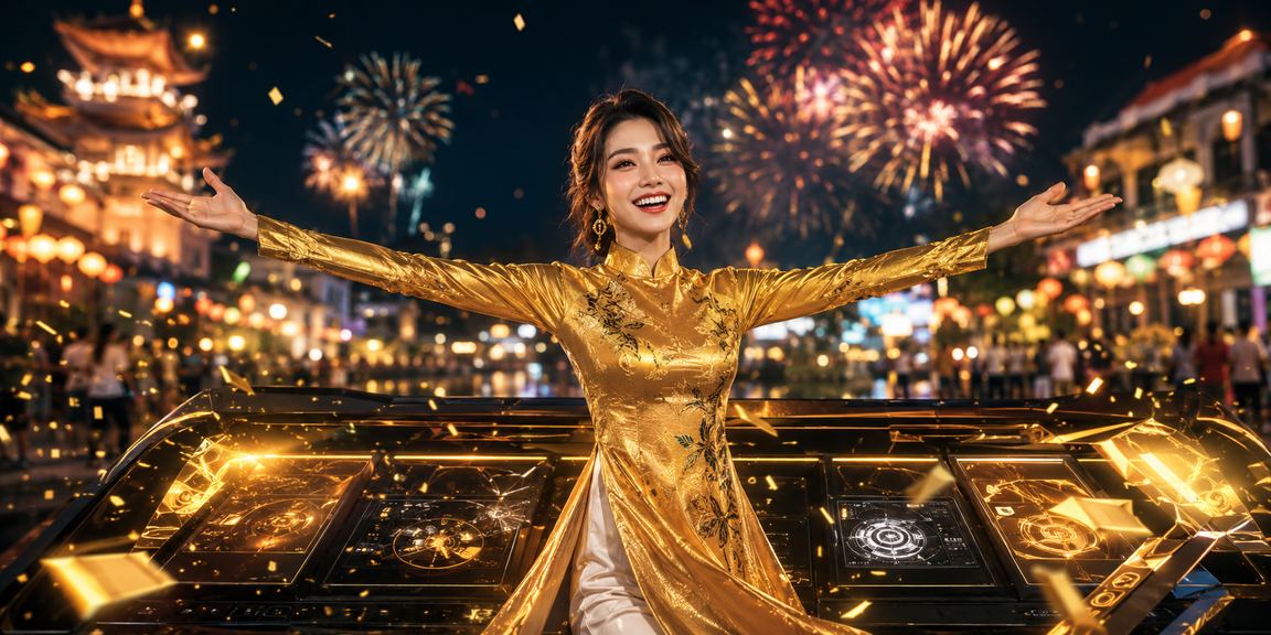 Người chơi tại Phú Quốc tham gia cá cược esports mặc áo dài truyền thống