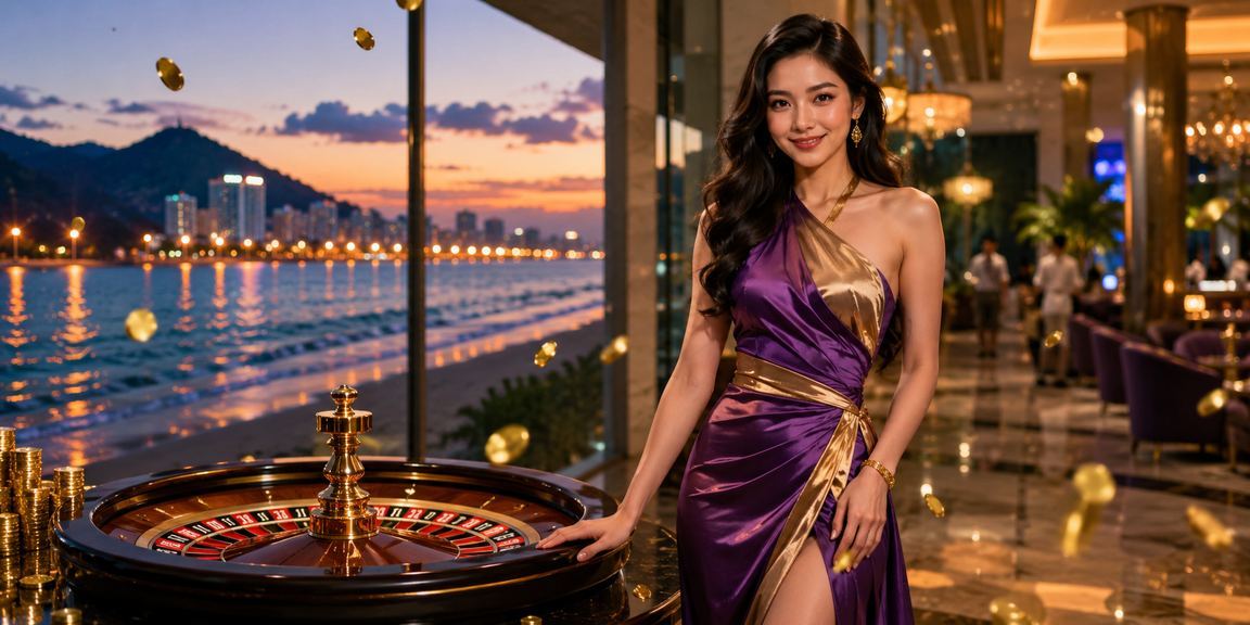 Người dùng tại bãi biển Vũng Tàu trải nghiệm cá cược thể thao và casino trực tuyến